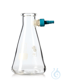 Saugflasche Erlenmeyer 1 Liter f&uuml;r Glasfiltrationseinheit Saugflasche...